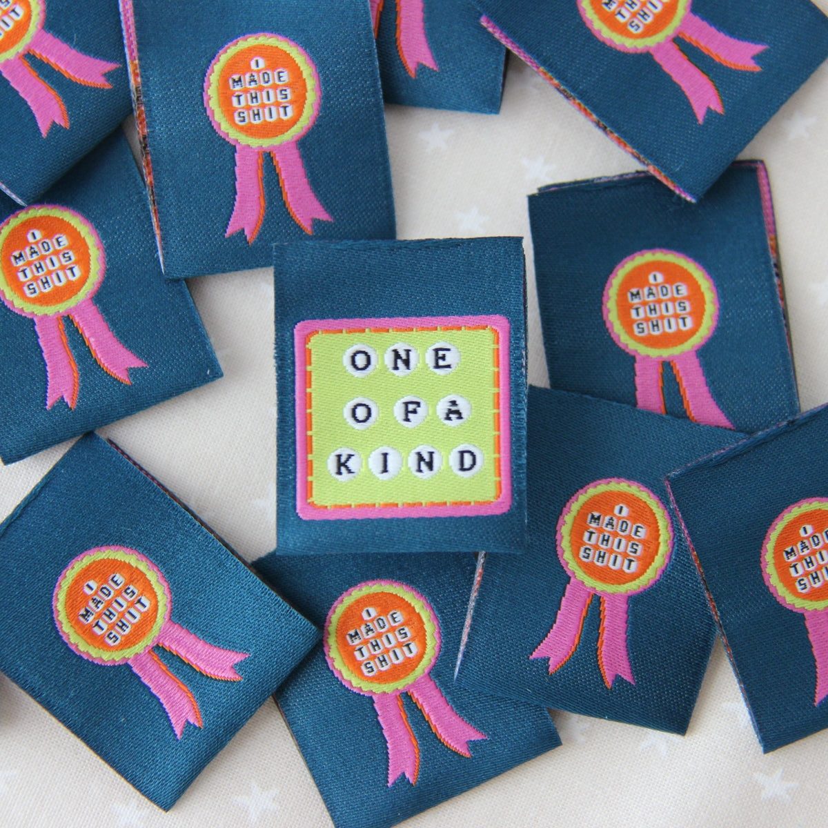 I Made This Shit  - Woven Sewing Tag
