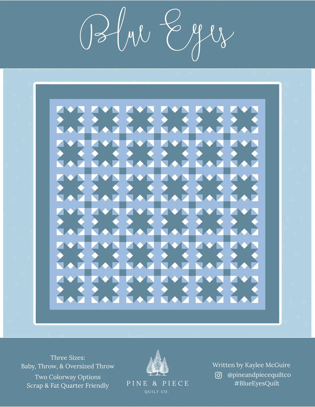 Blue Eyes Paper Pattern