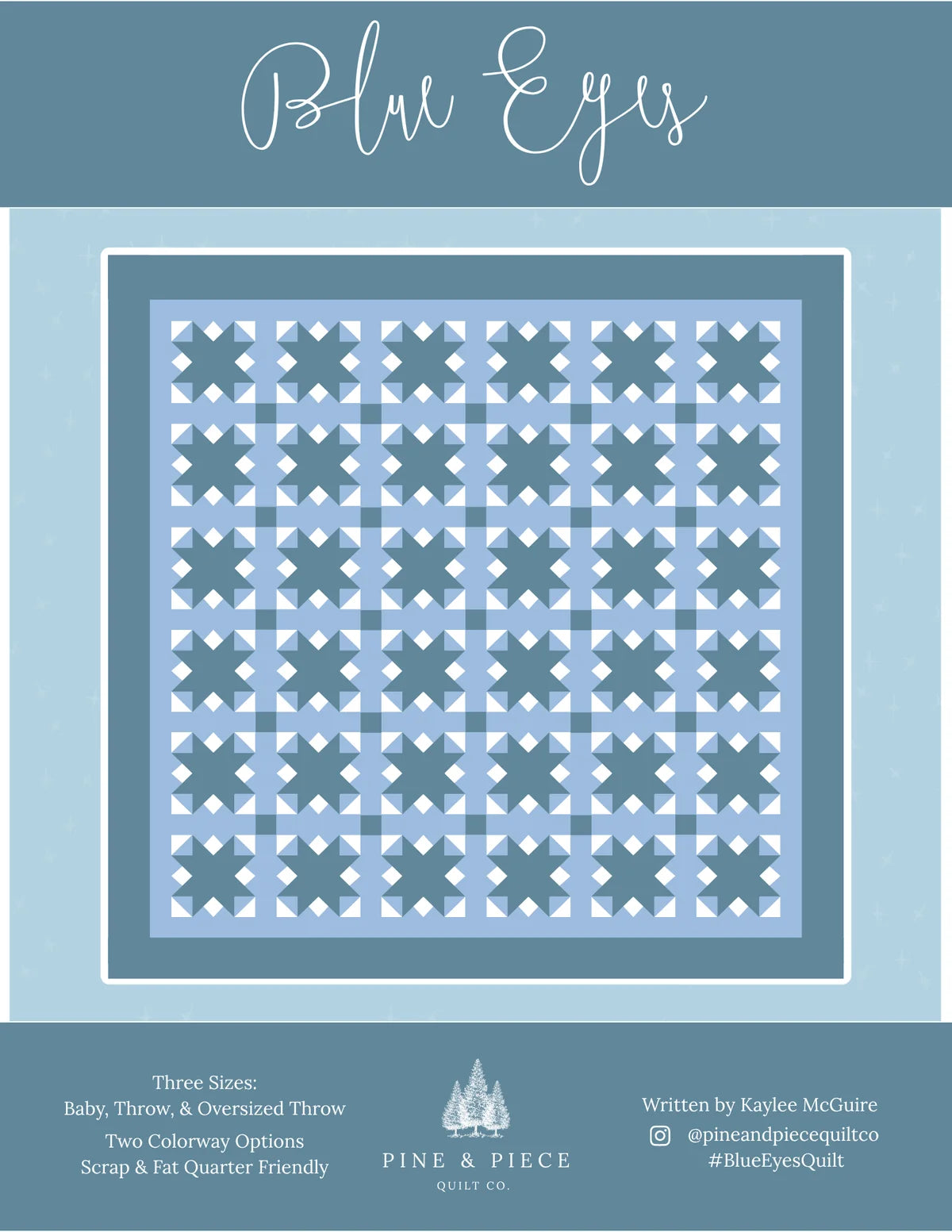 Blue Eyes Paper Pattern